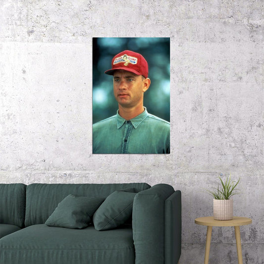 Tom Hanks Forrest Gump 1994 Movie Poster Classic Inspirational Film Iconic Actor Wall Art Print Old Hollywood Aesthetic Wall Decor - xonomax