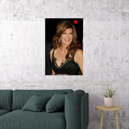 Rene Russo Classic Movie Poster Legendary Hollywood Actress Black And White Vintage Fashion Icon Wall Art Print Old Hollywood Aesthetic Wall Decor - xonomax