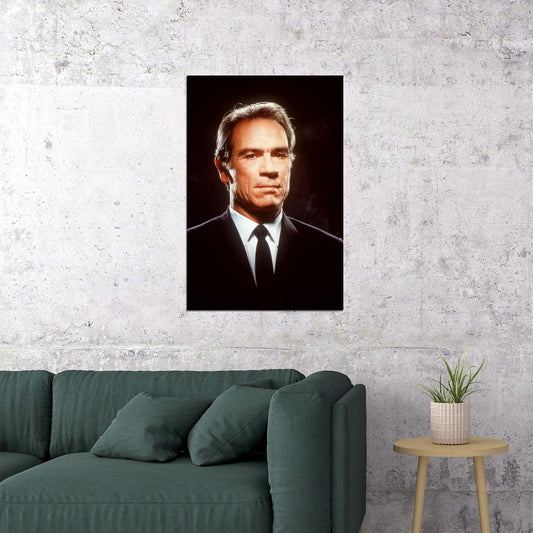 Tommy Lee Jones Men in Black 1997 Movie Poster Iconic Sci-Fi Comedy Agent K Classic Hollywood Film Wall Art Print Old Hollywood Aesthetic Wall Decor - xonomax