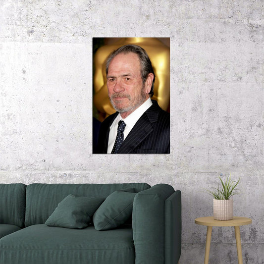 Tommy Lee Jones Modern Portrait Poster Legendary Actor Recent Photo Hollywood Film Star Wall Art Print Old Hollywood Aesthetic Wall Decor - xonomax