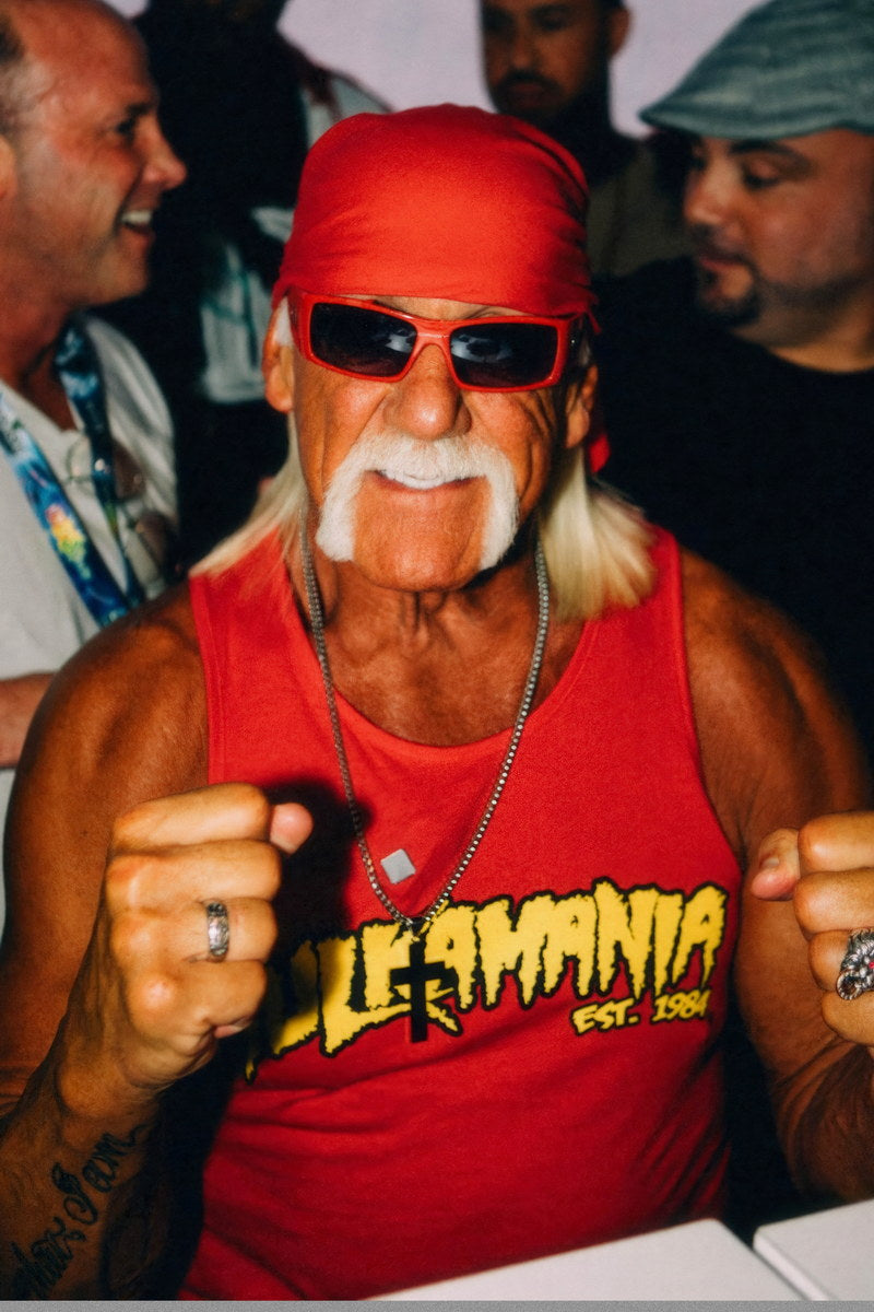Hulk Hogan Hulkamania Poster Classic Wrestling Champion Iconic 1980s Star Hollywood Legend Wall Art Print Old Hollywood Aesthetic Wall Decor - xonomax