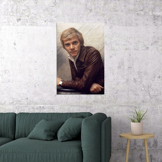 Malcolm McDowell Vintage Portrait Poster 1970s Young Iconic Hollywood Actor Wall Art Print Old Hollywood Aesthetic Wall Decor - xonomax