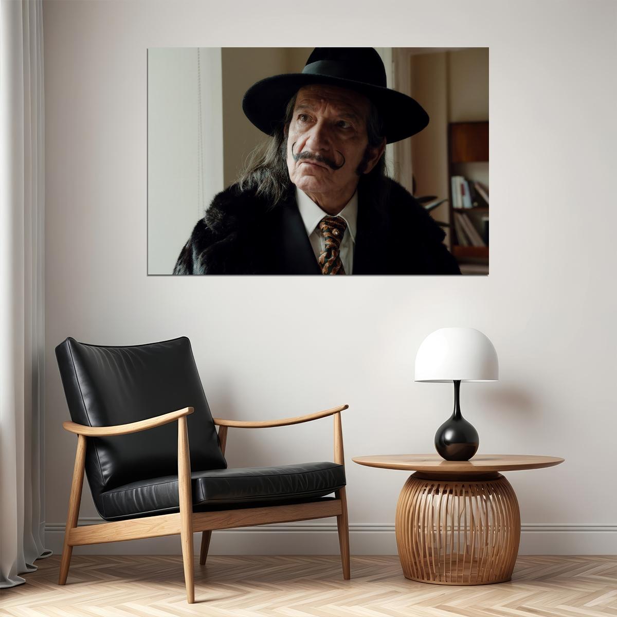 Ben Kingsley Daliland Movie Poster Iconic Role as Salvador Dali Legendary Actor Biographical Film Wall Art Print Old Hollywood Aesthetic Wall Decor - xonomax
