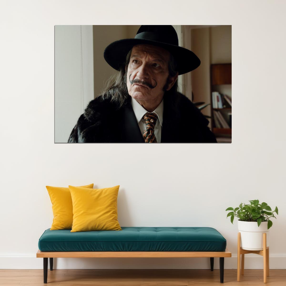 Ben Kingsley Daliland Movie Poster Iconic Role as Salvador Dali Legendary Actor Biographical Film Wall Art Print Old Hollywood Aesthetic Wall Decor - xonomax