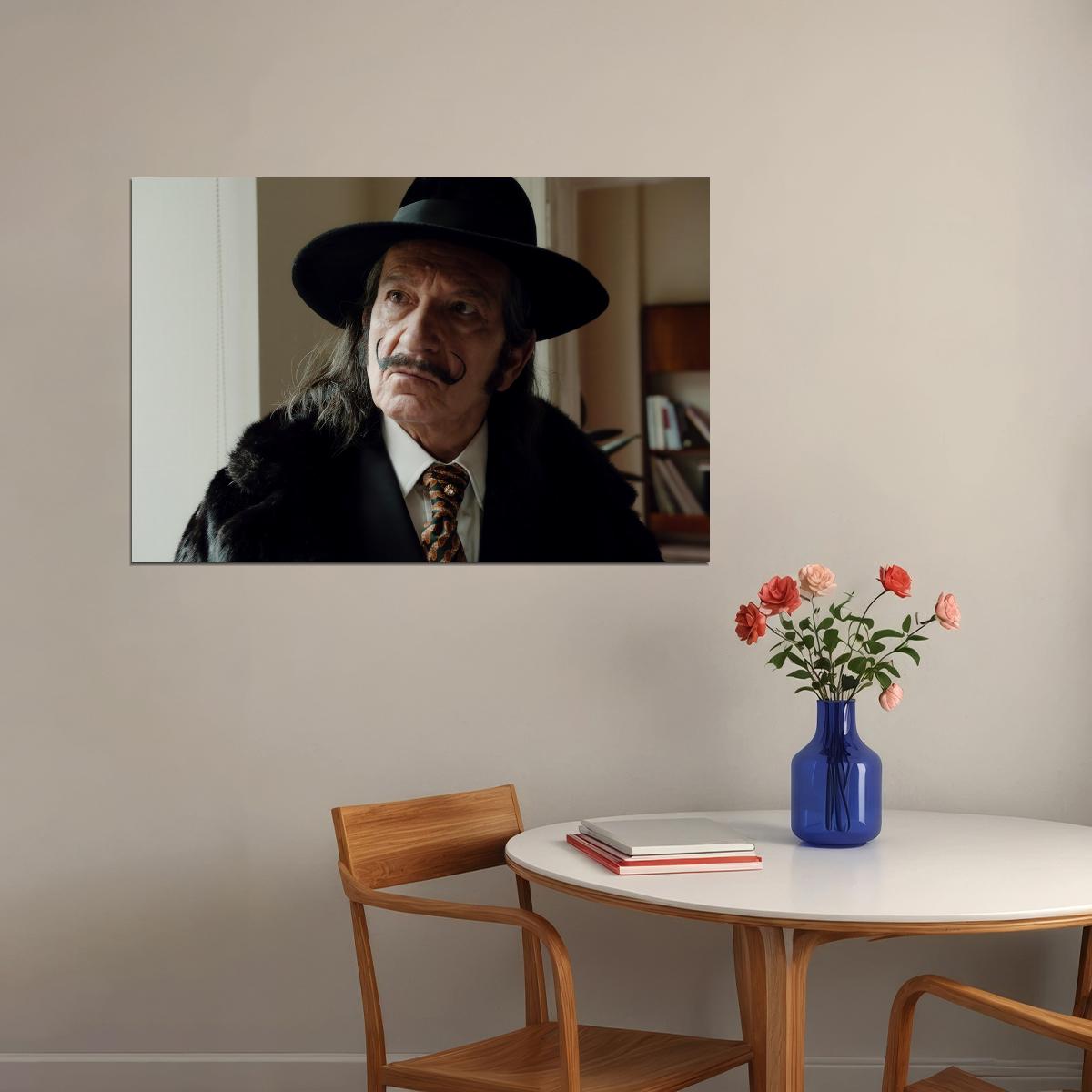 Ben Kingsley Daliland Movie Poster Iconic Role as Salvador Dali Legendary Actor Biographical Film Wall Art Print Old Hollywood Aesthetic Wall Decor - xonomax