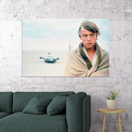 Mark Hamill Young Luke Portrait Poster 1970s Classic Sci-Fi Character Early Career Vintage Wall Art Print Old Hollywood Aesthetic Wall Decor - xonomax