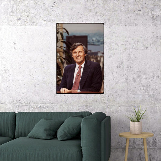 Alan Alda 1970s Talk Show Appearance Poster M*A*S*H MASH Actor Iconic Hollywood Star Wall Art Print Old Hollywood Aesthetic Wall Decor - xonomax