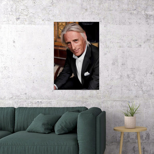 Peter Weller Modern Portrait Poster Classic Actor Recent Photo Pop Culture Icon Wall Art Print Old Hollywood Aesthetic Wall Decor - xonomax