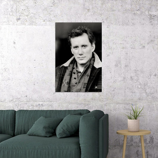 James Woods Black And White Vintage Photo Classic Actor Portrait Poster Wall Art Print Old Hollywood Aesthetic Wall Decor - xonomax