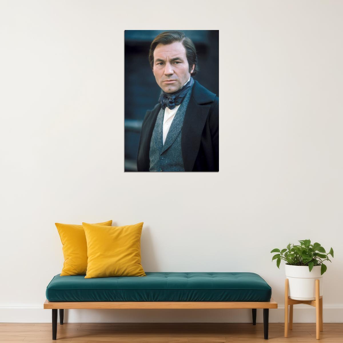 Patrick Stewart North & South 1975 Tv Series Poster John Thornton Photo Poster Vinatge Actor Wall Art Print Old Hollywood Aesthetic Wall Decor - xonomax