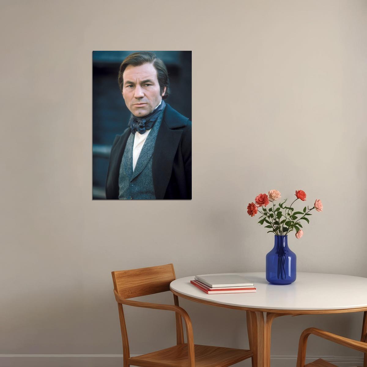 Patrick Stewart North & South 1975 Tv Series Poster John Thornton Photo Poster Vinatge Actor Wall Art Print Old Hollywood Aesthetic Wall Decor - xonomax