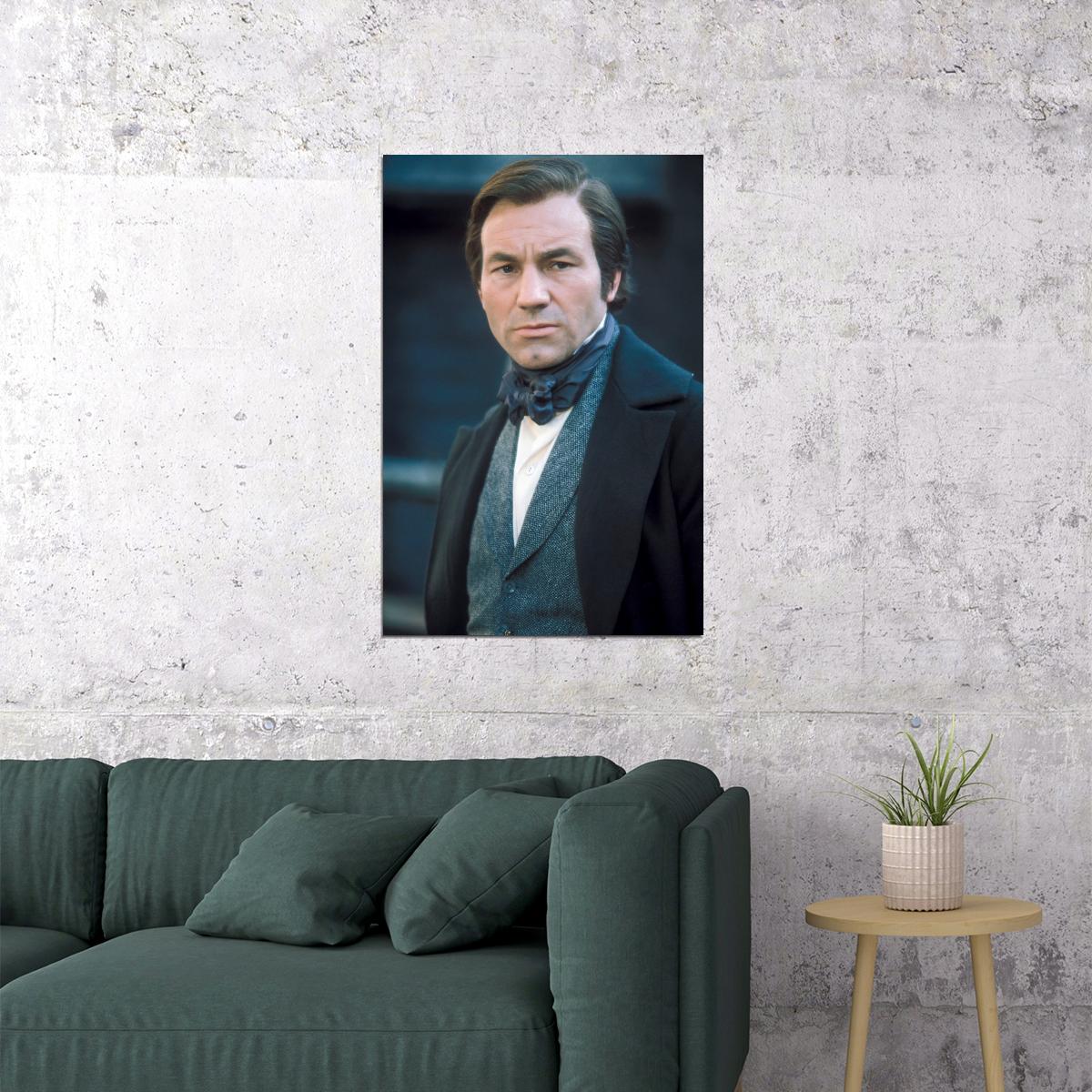 Patrick Stewart North & South 1975 Tv Series Poster John Thornton Photo Poster Vinatge Actor Wall Art Print Old Hollywood Aesthetic Wall Decor - xonomax