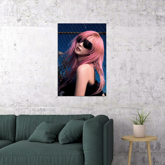 aespa Giselle Whiplash Album Concept Photo K-pop Music Poster Y2K Futuristic Aesthetic Sexy Cyberpunk Female Idol Fashion Print Trendy Girl Group Wall Art - xonomax