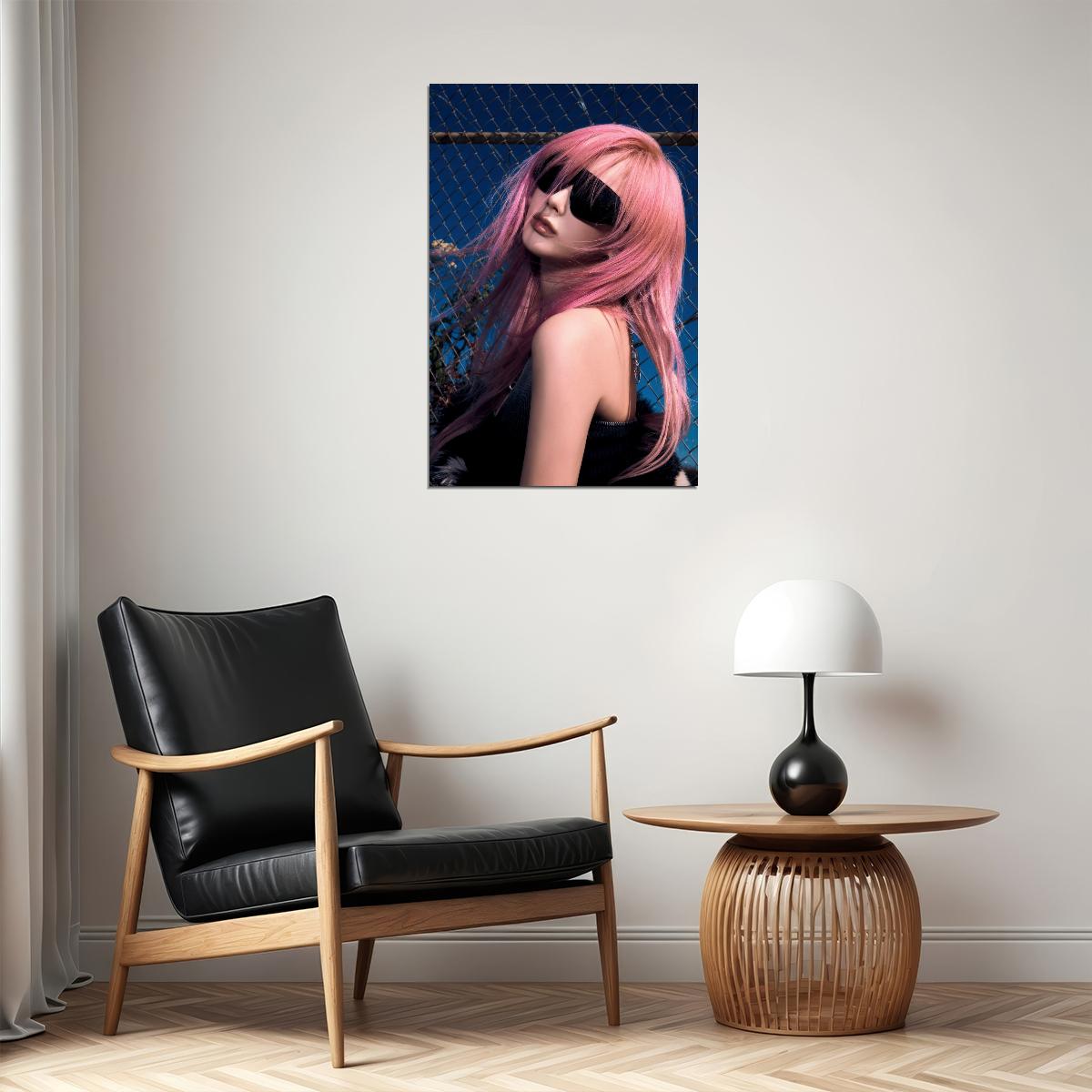 aespa Giselle Whiplash Album Concept Photo K-pop Music Poster Y2K Futuristic Aesthetic Sexy Cyberpunk Female Idol Fashion Print Trendy Girl Group Wall Art - xonomax