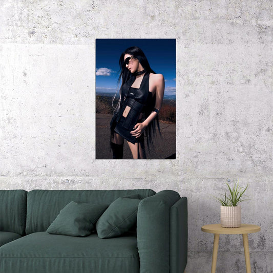 aespa Ningning Whiplash Album Concept Photo K-pop Music Poster Techwear Aesthetic Sexy Cyberpunk Female Idol Fashion Print Trendy Girl Group Wall Art - xonomax