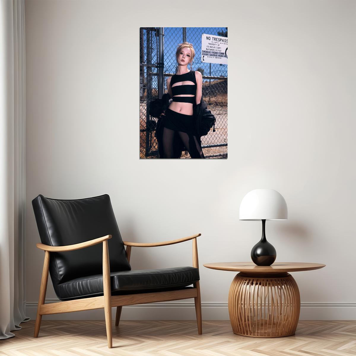 aespa Winter Whiplash Album Concept Photo K-pop Music Poster Y2K Futuristic Aesthetic Sexy Cyberpunk Female Idol Fashion Print Trendy Girl Group Wall Art