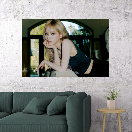 Karina from aespa Spicy Concept Photo Wall Art Music Poster K-pop Idol Print Y2K Vibe Trendy Room Decoration For Fans - xonomax