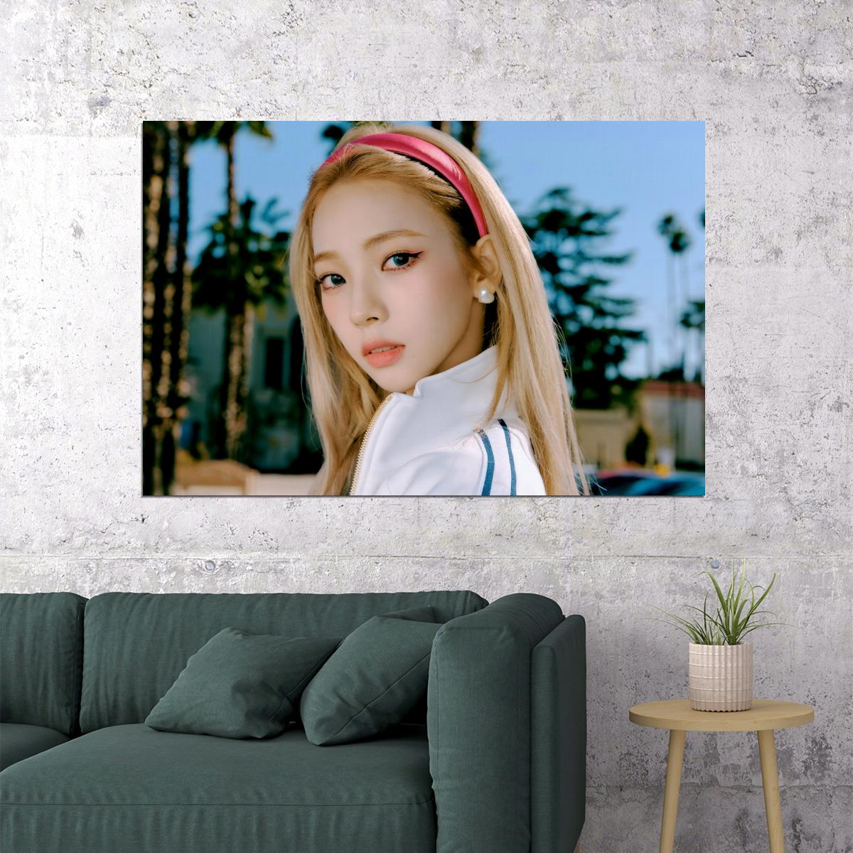 aespa Karina Spicy Concept Photo Music Poster Wall Art K-pop Idol Print Bold Aesthetic Vibrant Fashion Trendy Room Decoration For Fans