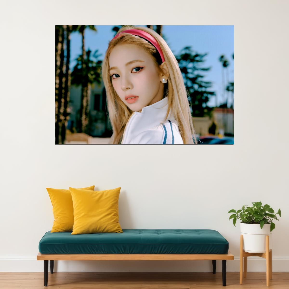 aespa Karina Spicy Concept Photo Music Poster Wall Art K-pop Idol Print Bold Aesthetic Vibrant Fashion Trendy Room Decoration For Fans