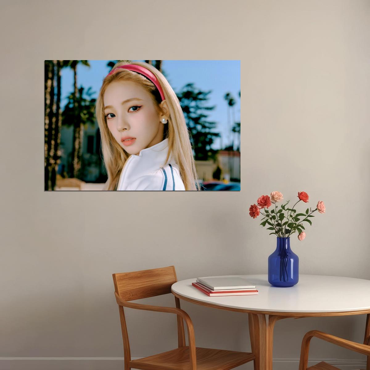 aespa Karina Spicy Concept Photo Music Poster Wall Art K-pop Idol Print Bold Aesthetic Vibrant Fashion Trendy Room Decoration For Fans