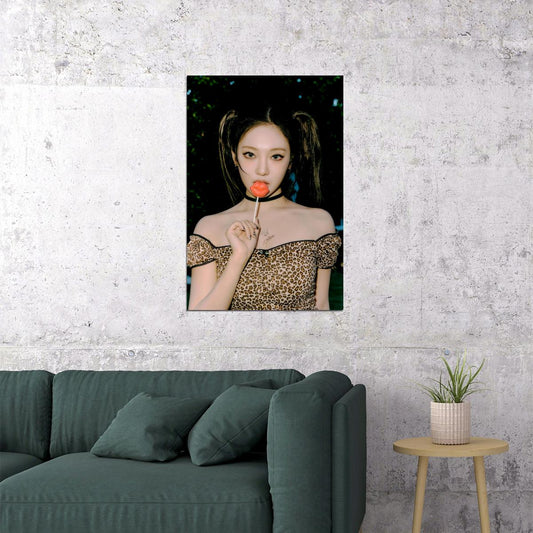 Ningning from aespa Spicy Concept Photo Music Poster Wall Art Print K-pop Aesthetic Vibrant Fashion Trendy Room Decoration For Fans - xonomax
