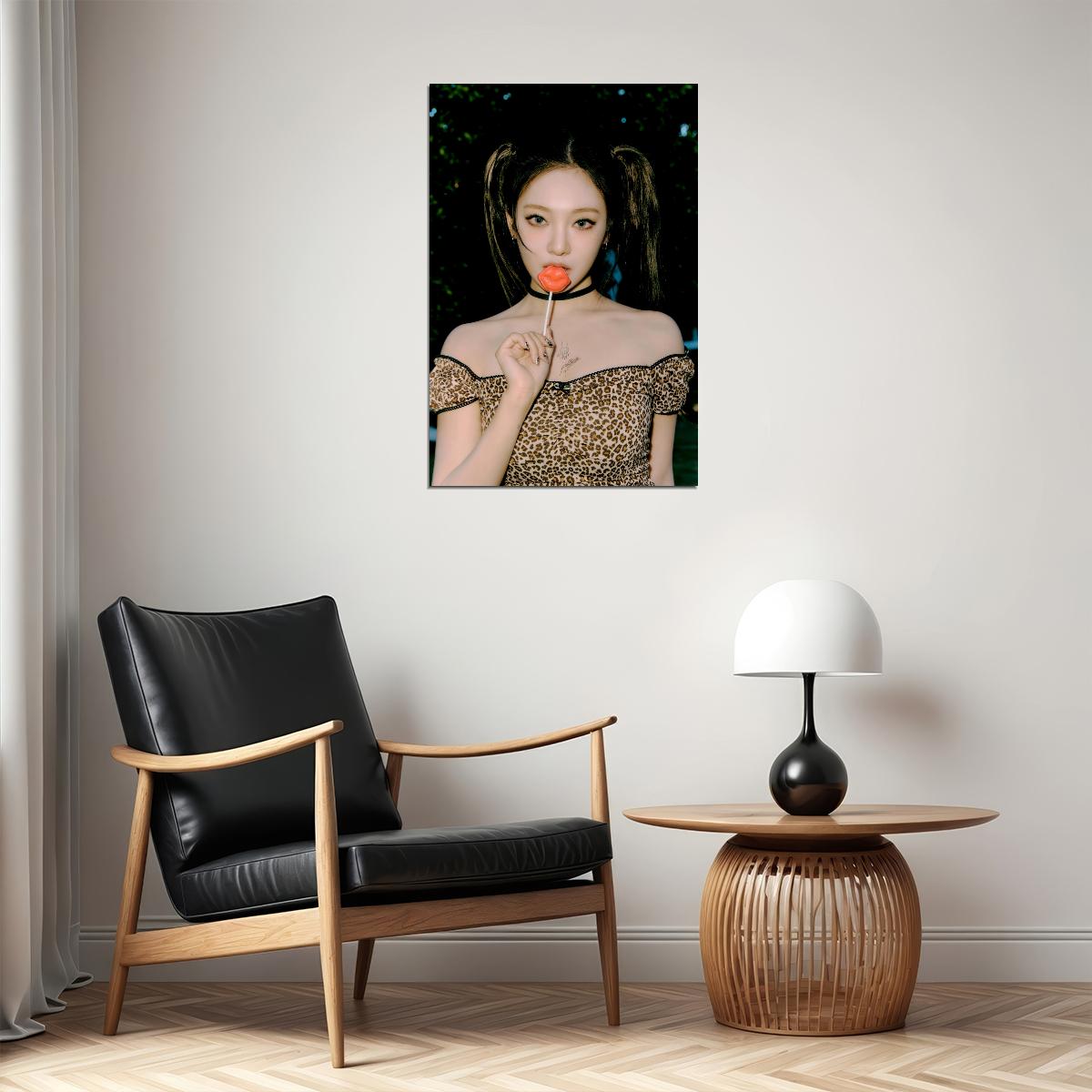 Ningning from aespa Spicy Concept Photo Music Poster Wall Art Print K-pop Aesthetic Vibrant Fashion Trendy Room Decoration For Fans - xonomax