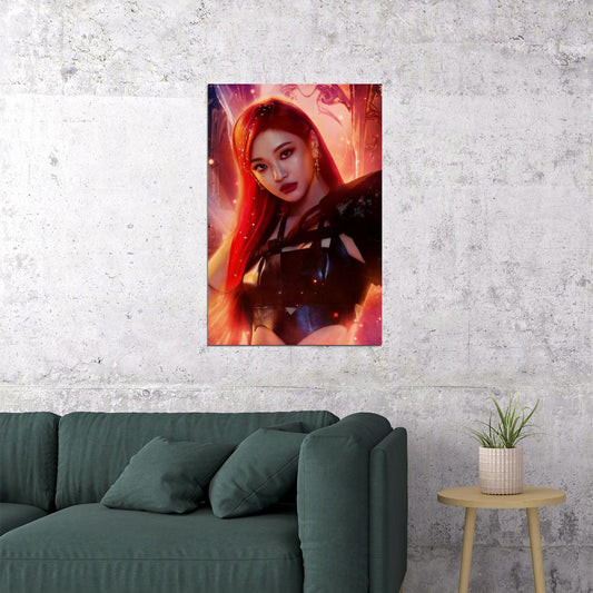 aespa Ningning Next Level Album Teaser Photo K-pop Music Poster Futuristic Aesthetic Female Idol Fashion Print Trendy Girl Group Wall Art - xonomax