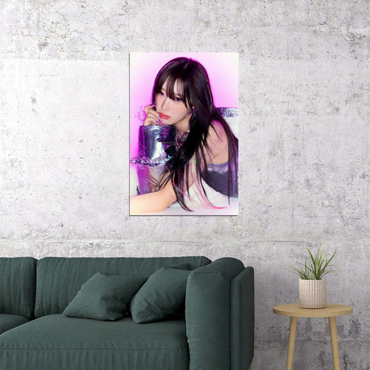 aespa Giselle Supernova MV Teaser Photos Armageddon K-pop Music Poster Y2K Futuristic Style Aesthetic Female Idol Fashion Print Iconic Girl Group Wall Art - xonomax