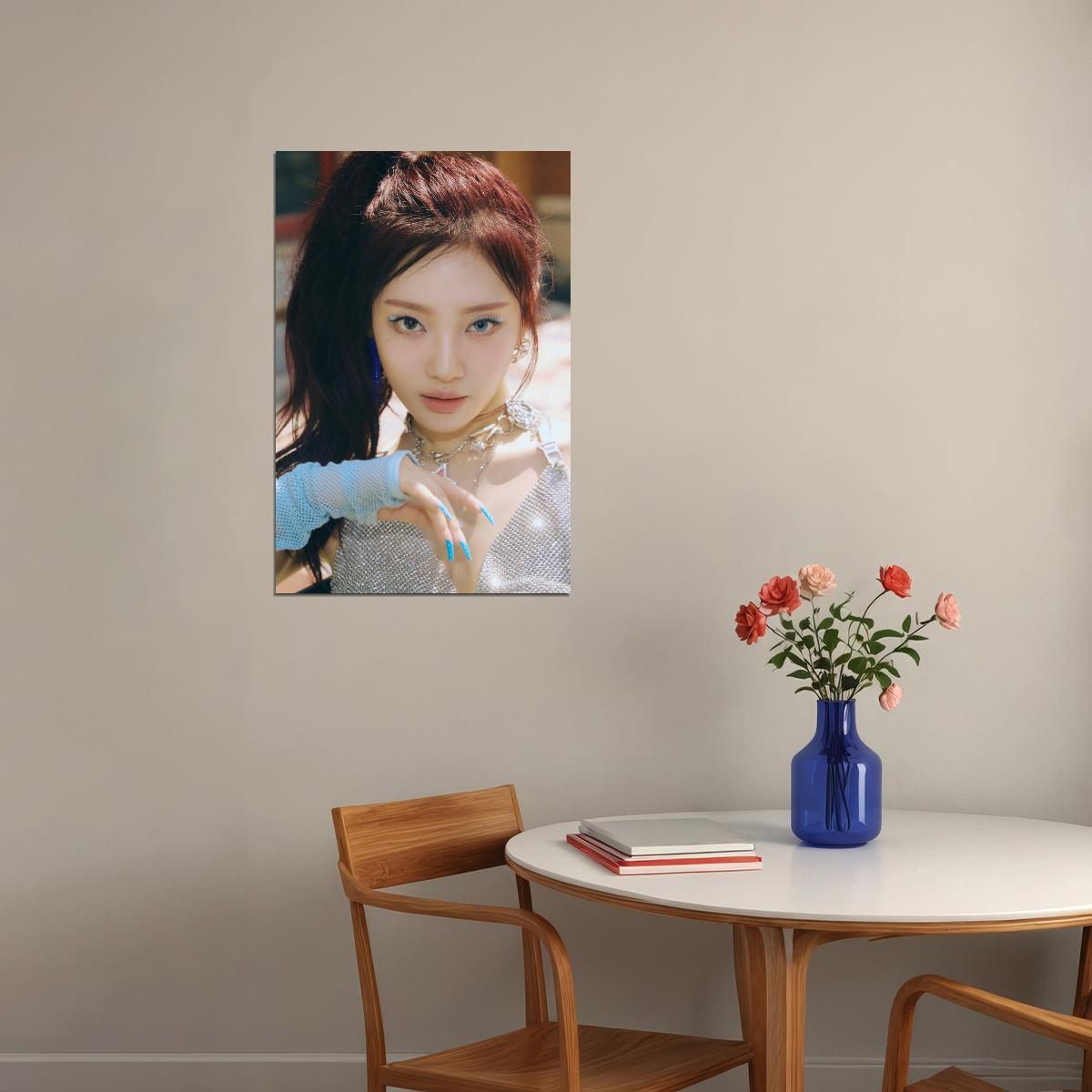 aespa Ningning Supernova MV Teaser Photos Armageddon K-pop Music Poster Futuristic Aesthetic Female Idol Fashion Print Iconic Girl Group Wall Art