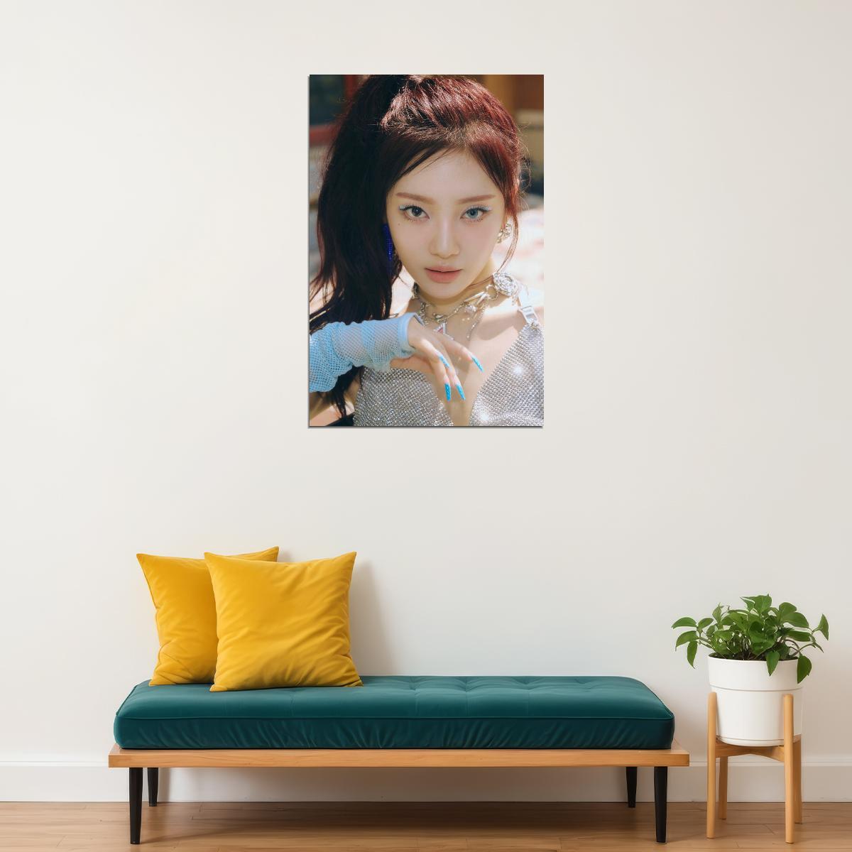 aespa Ningning Supernova MV Teaser Photos Armageddon K-pop Music Poster Futuristic Aesthetic Female Idol Fashion Print Iconic Girl Group Wall Art