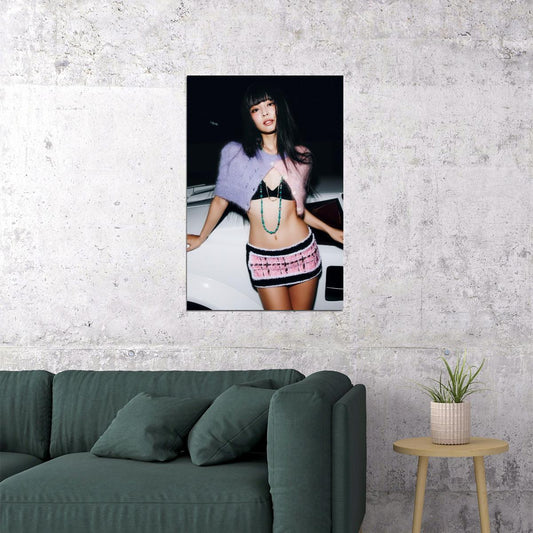 BLACKPINK JENNIE Single Mantra Viral Photo Music Poster K-Pop Aesthetic K-pop Female Girl Group Korean Fashion Idol Wall Art Print - xonomax