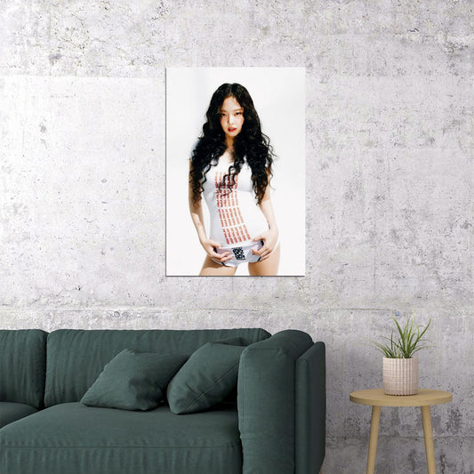 BLACKPINK JENNIE Single Mantra Trendy Photo Music Poster K-Pop Aesthetic K-pop Female Girl Group Korean Fashion Idol Wall Art Print - xonomax