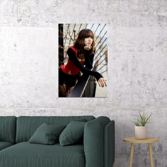 LISA BLACKPINK Photo Music Poster K-Pop Aesthetic K-pop Female Girl Group Korean Fashion Idol Wall Art Print - xonomax