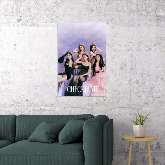 ITZY Yeji Lia Ryujin Chaeryeong Yuna CHECKMATE Concept Photo K-pop Music Poster Dreamy Aesthetic Female Korean Idol Fashion Print Girl Group Wall Art - xonomax