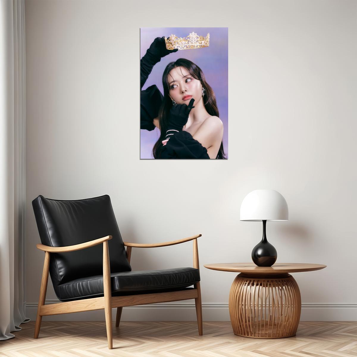 ITZY Yuna CHECKMATE Concept Photo K-pop Music Poster Dreamy Royal Aesthetic Elegant Female Korean Idol Fashion Print Trendy Girl Group Wall Art