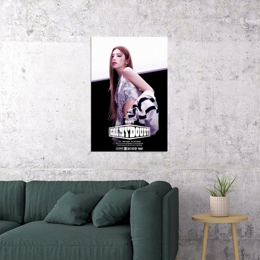 ITZY Yeji KILL MY DOUBT Concept Photo K-pop Music Poster Gym Aesthetic Female Korean Idol Fashion Print Trendy Girl Group Wall Art - xonomax