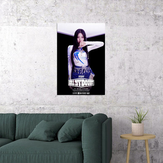 ITZY Yuna KILL MY DOUBT Concept Photo K-pop Music Poster Gym Aesthetic Female Korean Idol Fashion Print Trendy Girl Group Wall Art - xonomax