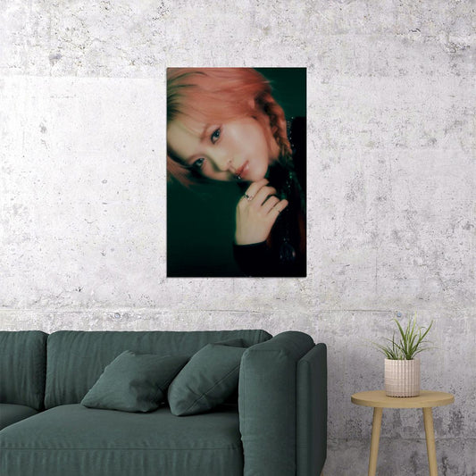 ITZY Ryujin Mr. Vampire Concept Photo K-pop Music Poster Dark Glamour Aesthetic Mysterious Female Korean Idol Fashion Print Trendy Girl Group Wall Art - xonomax