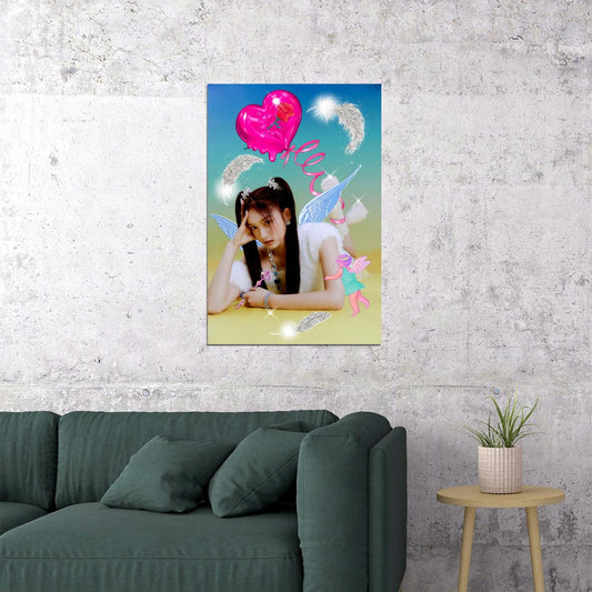 IVE Leeseo LOVE DIVE Album Concept Photo K-pop Music Poster Sailor Moon Aesthetic Female Korean Idol Coquette Fashion Print Trendy Girl Group Wall Art - xonomax