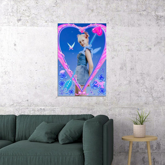 IVE Liz LOVE DIVE Album Concept Photo K-pop Music Poster Fairycore Aesthetic Whimsical Female Korean Idol Fashion Print Trendy Girl Group Wall Art - xonomax