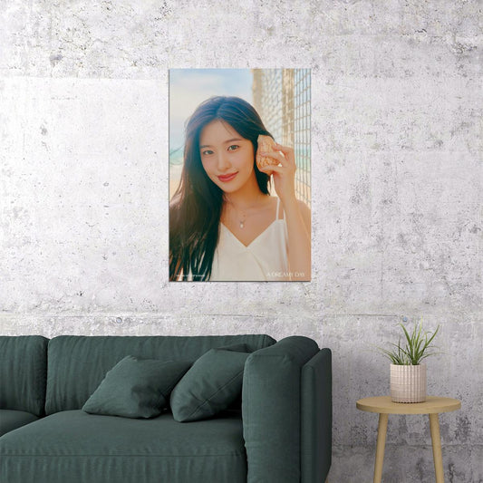 IVE ANYUJIN Photo Book Dreamy Day Concept K-pop Music Poster Summer Aesthetic Beach Female Korean Idol Fashion Print Trendy Girl Group Wall Art - xonomax