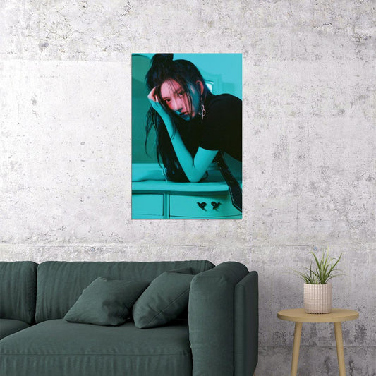 IVE GAEUL Either Way Concept Photo K-pop Music Poster Soft Grunge Aesthetic Female Korean Idol Fashion Print Trendy Girl Group Wall Art - xonomax