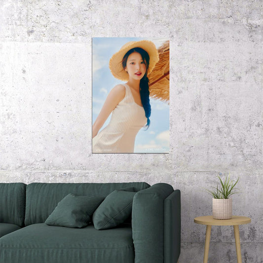 IVE WONYOUNG Photo Book Dreamy Day Concept K-pop Music Poster Summer Aesthetic Beach Female Korean Idol Fashion Print Trendy Girl Group Wall Art - xonomax