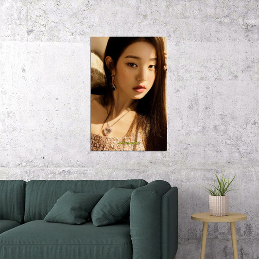 IVE Wonyoung LOVE DIVE Album Concept Photo Music Poster K-Pop Aesthetic K-pop Female Girl Group Korean Fashion Idol Wall Art Print - xonomax