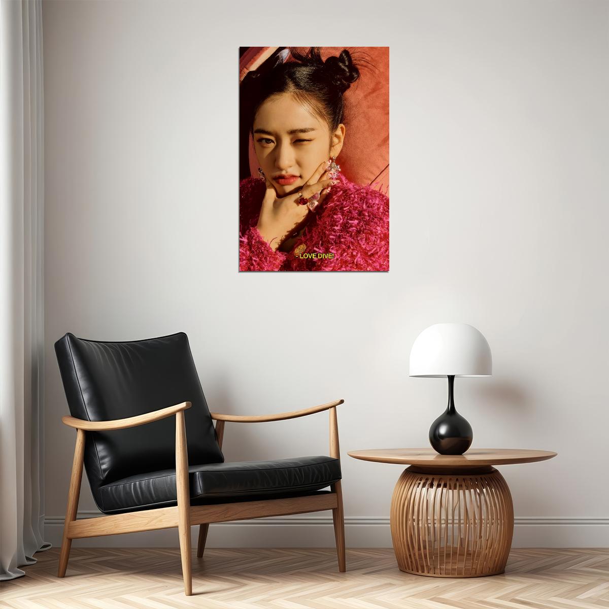 IVE Yujin LOVE DIVE Album Concept Photo Music Poster K-Pop Aesthetic K-pop Female Girl Group Korean Fashion Idol Wall Art Print