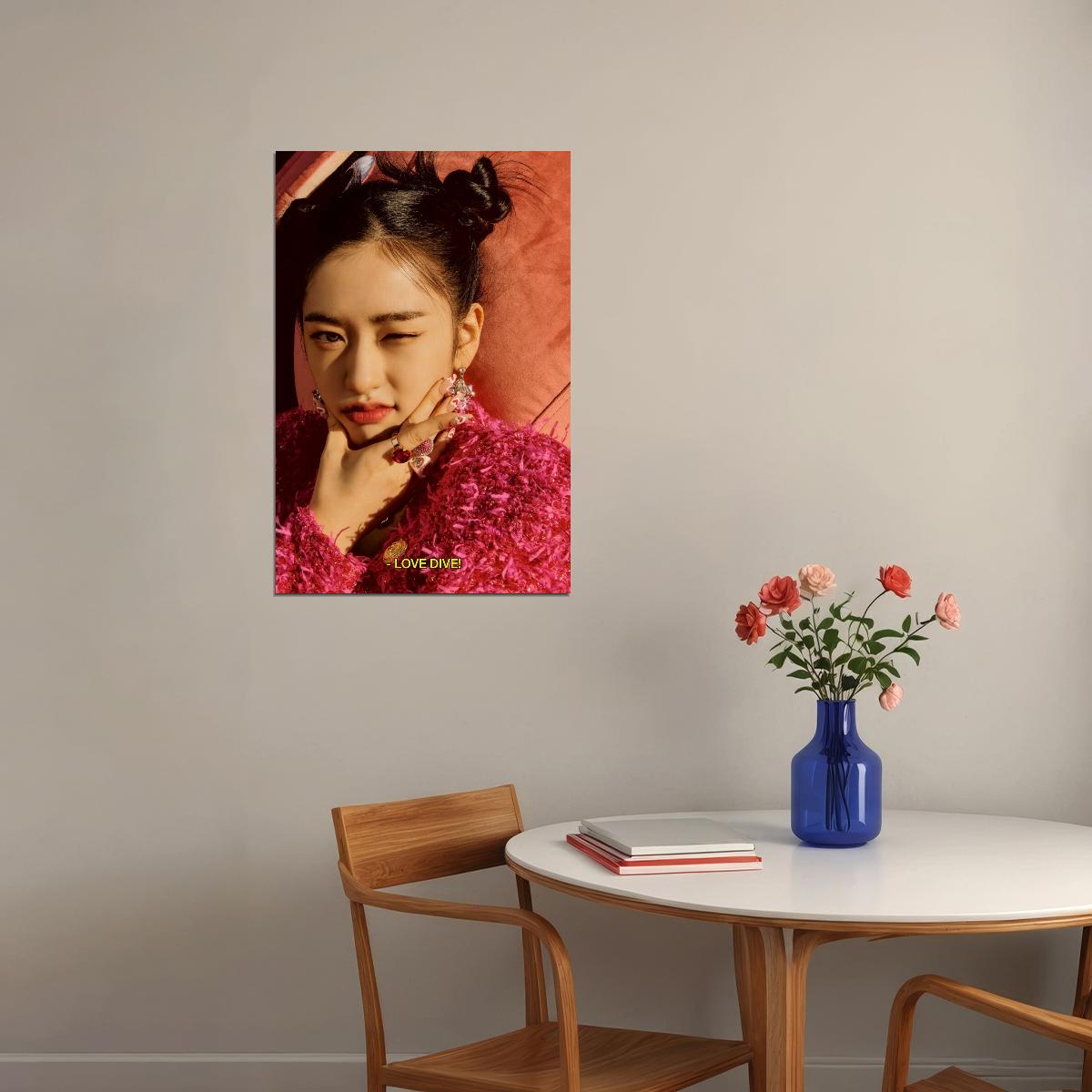 IVE Yujin LOVE DIVE Album Concept Photo Music Poster K-Pop Aesthetic K-pop Female Girl Group Korean Fashion Idol Wall Art Print