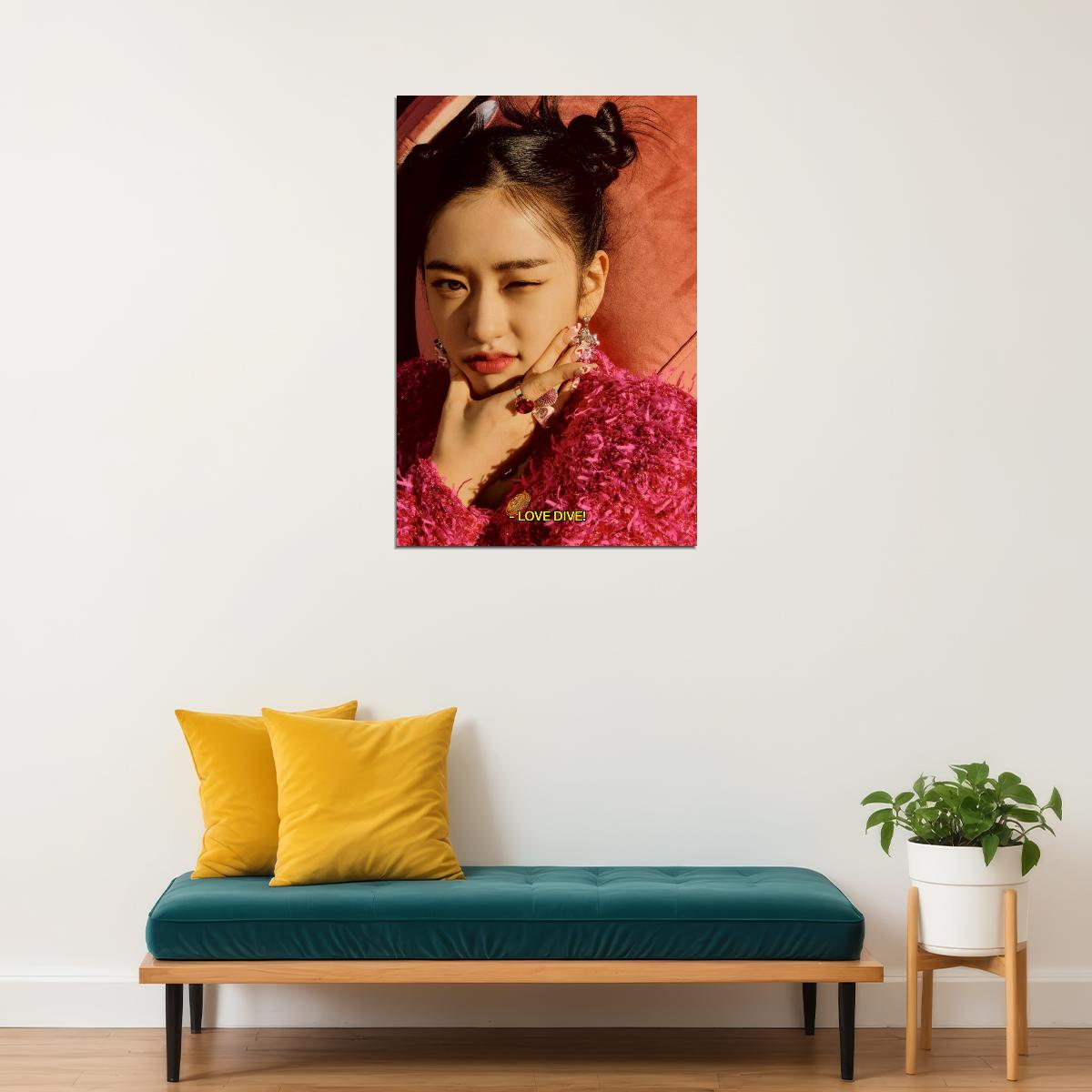 IVE Yujin LOVE DIVE Album Concept Photo Music Poster K-Pop Aesthetic K-pop Female Girl Group Korean Fashion Idol Wall Art Print