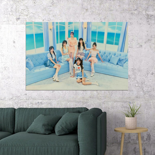 IVE Gaeul Yujin Rei Wonyoung Liz Leeseo ALIVE Concept Photo Music Poster K-Pop Cute Aesthetic K-pop Female Girl Group Korean Fashion Idol Wall Art Print - xonomax
