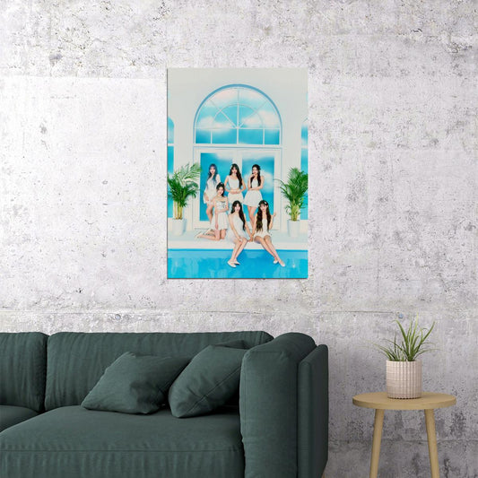 IVE Gaeul Yujin Rei Wonyoung Liz Leeseo ALIVE Concept Photo Music Poster K-Pop Cute Aesthetic K-pop Female Girl Group Korean Fashion Idol Wall Art Print - xonomax