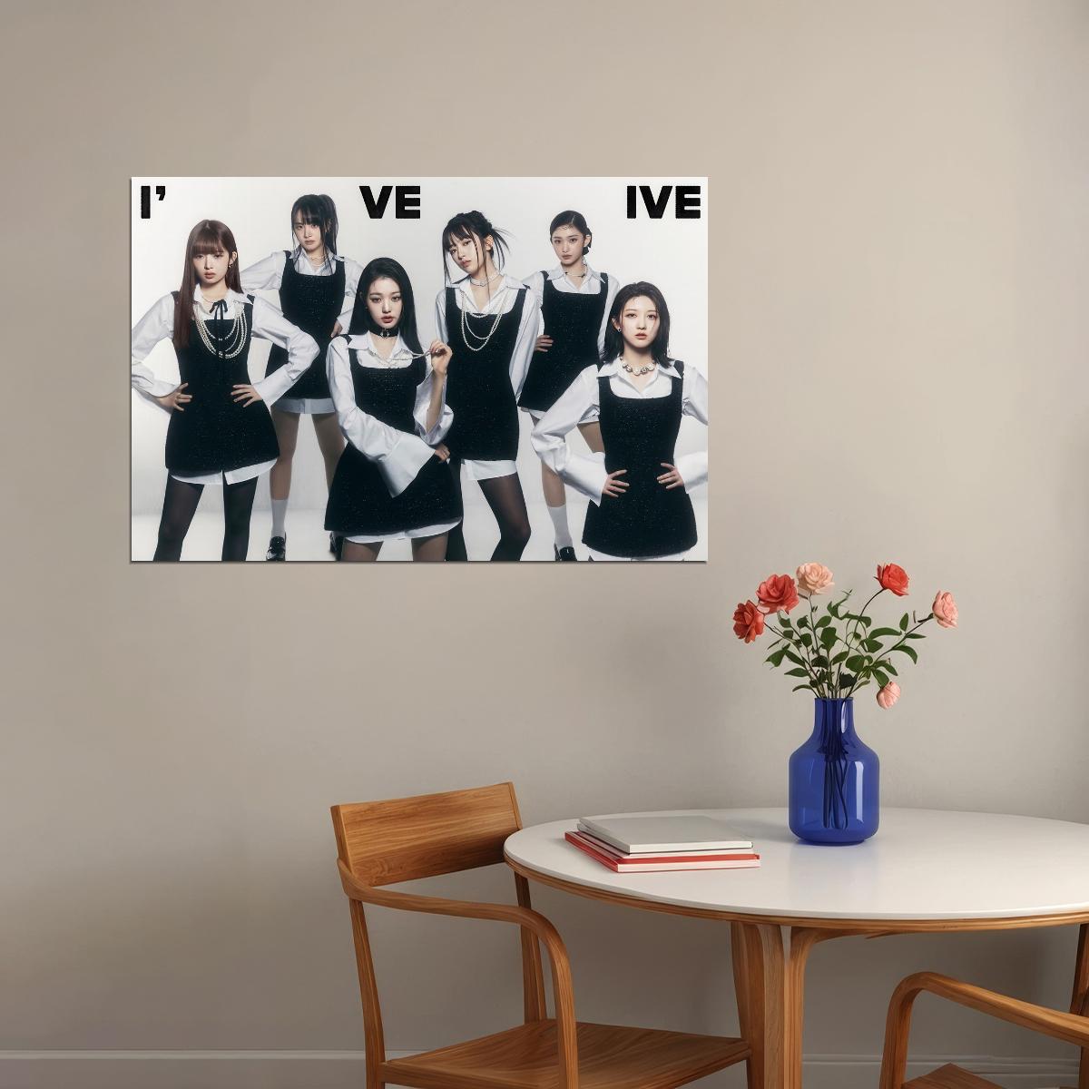 IVE Gaeul Yujin Rei Wonyoung Liz Leeseo I've IVE Album Concept Photo K-pop Poster Aesthetic Female Korean Idol Fashion Print Trendy Girl Group Wall Art - xonomax